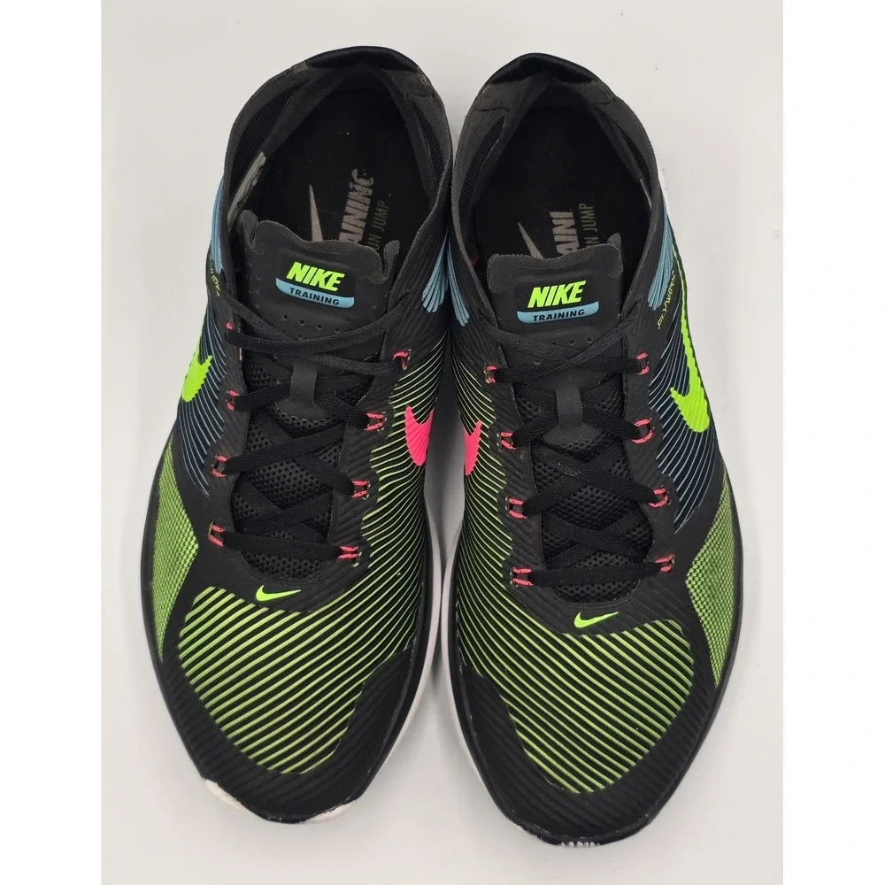 Nike Free Train Instinct 833274-034 Black Electric Green Men's Size 10.5